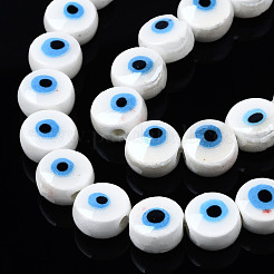 Handmade Porcelain Ceramic Beads Strands&nbsp;PORC-T006-04N
