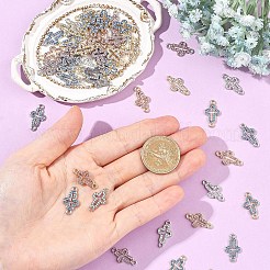 30Pcs 3 Colors Alloy Rhinestone Connector Charms&nbsp;FIND-YW0011-18A