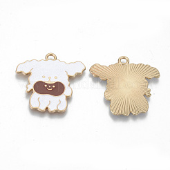 Alloy Enamel Pendants&nbsp;X-ENAM-T011-35KC-RS