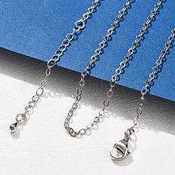 Brass Cable Chains Necklaces for Women&nbsp;NJEW-D302-47P