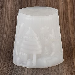 Christmas DIY Silicone Candle Molds&nbsp;AJEW-U014-02A