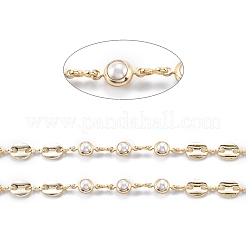 3.28 Feet Handmade Brass Beaded Chain&nbsp;X-CHC-M021-30LG-B