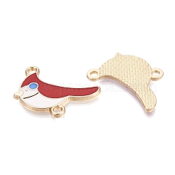 Alloy Enamel Connector Charms&nbsp;PALLOY-Q467-02G-04
