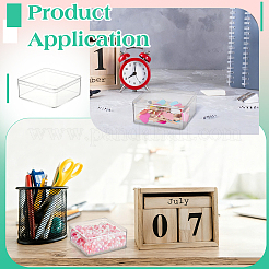 12Pcs Acrylic Packing Boxes with Lids&nbsp;CON-BC0008-14
