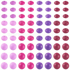 120Pcs 12 Styles Silicone Focal Beads&nbsp;SIL-CW0001-01D