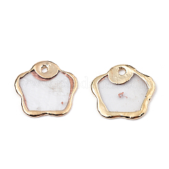 Natural Capiz Shell Charms&nbsp;SSHEL-N034-128