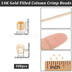 3Bags Brass Crimp Beads&nbsp;KK-BBC0026-10C
