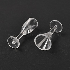 17Pcs Transparent Plastic Food Play Cup Set&nbsp;AJEW-K030-08