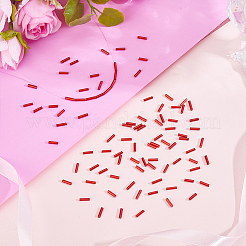 3000Pcs Glass Bugle Beads&nbsp;SEED-ME0001-27B