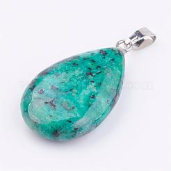 Natural & Synthetic Mixed Gemstone Pendants&nbsp;X-G-S045-9-B