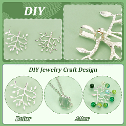 Alloy Badge for Backpack Clothes&nbsp;JEWB-WH0030-40S