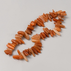 Natural Red Aventurine Beads Strands&nbsp;G-TAC0005-02B-02