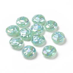Rainbow Iridescent Plating Acrylic Beads&nbsp;LS-OACR-A010-05B
