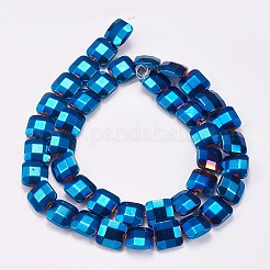 Electroplated Non-magnetic Synthetic Hematite Beads Strands&nbsp;G-P367-A04