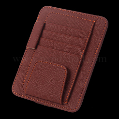 PU Imitation Leather Car Auto Sun Visor Glasses Sunglasses Card Ticket Holder Clip Universal&nbsp;AUTO-PW0001-72A