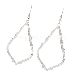 Hollow Teardrop Alloy Dangle Earrings&nbsp;FS-WG02393-01