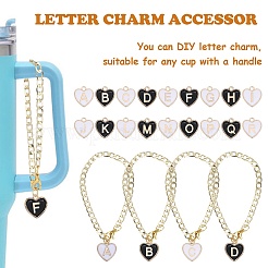 2 Sets 2 Colors Alloy Enamel Pendants&nbsp;ENAM-SZ0004-36