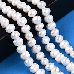 Natural Cultured Freshwater Pearl Beads Strands&nbsp;PEAR-N013-06V