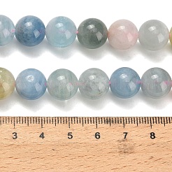 Natural Morganite Beads Strands&nbsp;G-H329-C10-10mm-AB