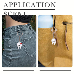 10Pcs Resin Keychain&nbsp;KEYC-YW00211