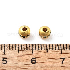 Brass Micro Pave Cubic Zirconia Beads&nbsp;KK-R216-08G-03