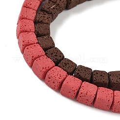Handmade Porcelain Imitation Lava Rock Beads Strands&nbsp;PORC-P032-01B-M