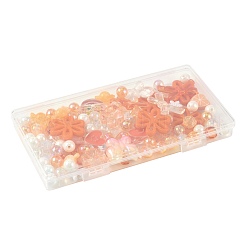 100Pcs 18 Styles Transparent & Opaque Acrylic Beads&nbsp;MACR-FS0002-40