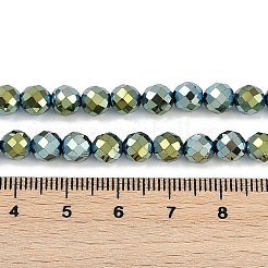 Electroplated Synthetic Non-magnetic Hematite Beads Strands&nbsp;G-H072-B01-01D