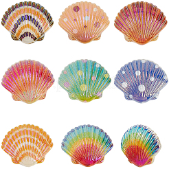 48Pcs 8 Colors Opaque Resin Cabochons&nbsp;RESI-SC0006-40