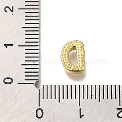 Rack Plating Brass Micro Pave Clear Cubic Zirconia Beads&nbsp;KK-G500-30G-D
