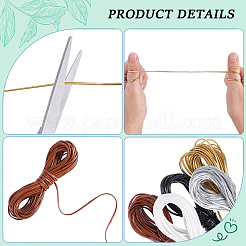 49M 5 Colors Flat PU Leather Cord&nbsp;LC-CL0001-09A