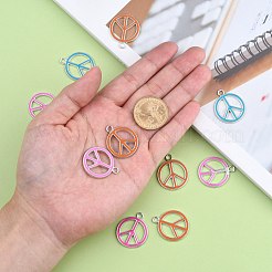 Alloy Enamel Pendants&nbsp;ENAM-P066-M