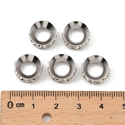 Brass Rhinestone Spacer Beads&nbsp;RSB094-1