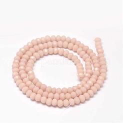 Faceted Rondelle Glass Beads Strands&nbsp;GLAA-I033-4mm-23