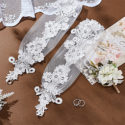 Gauze Lady Tulle Lace Oversleeve Gloves&nbsp;AJEW-WH0596-076