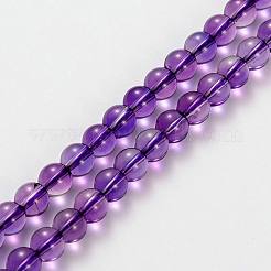 Natural Crystal Quartz Beads Strands&nbsp;G-O030-8mm-09