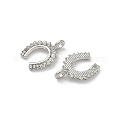 Alloy Rhinestone Pendants&nbsp;FIND-L024-10P