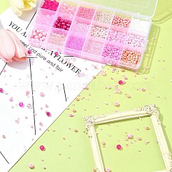 Transparent Glass Beads  with Seed Beads&nbsp;GLAA-FS0001-82