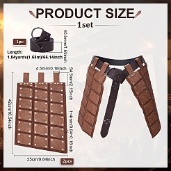 PU Leather Armour&nbsp;AJEW-WH0348-626