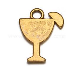 Tibetan Style Tropical drink Alloy Pendants&nbsp;X-TIBEB-A14275-AG-LF