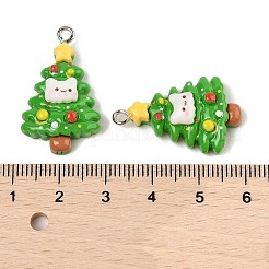 Christmas Theme Opaque Resin Pendants&nbsp;RESI-S08-03C