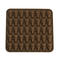Halloween Skull DIY Silicone Statue Fondant Mold&nbsp;X1-SIMO-D003-07B