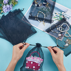 50pcs Large Organza Pouches Portable Shoes Bag Travel Storage Drawstring Bags&nbsp;OP-SP0001-03C-02