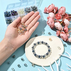 220Pcs 10 Colors Electroplate Glass Beads Strands&nbsp;EGLA-YW0003-26
