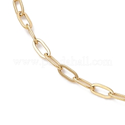 2.5MM 304 Stainless Steel Paperclip Chain Anklets&nbsp;AJEW-AN00749