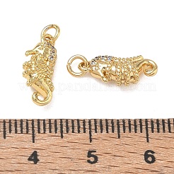 Ocean Brass Micro Pave Clear Cubic Zirconia Pendants&nbsp;CU-CBAF3CF-02D-01