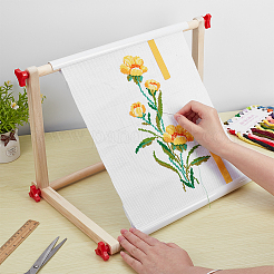 2Pcs Wood Cross-stitch Embroidery Hoops&nbsp;DIY-NB0015-22