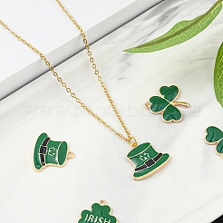 DIY Clover Pendant Jewelry Sets Making Kit&nbsp;DIY-YW0005-05G