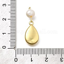 Brass Micro Pave Cubic Zirconia Pendants&nbsp;KK-Z093-25G