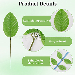 200Pcs Silk Cloth Artificial Leafs&nbsp;AJEW-CN0004-07A